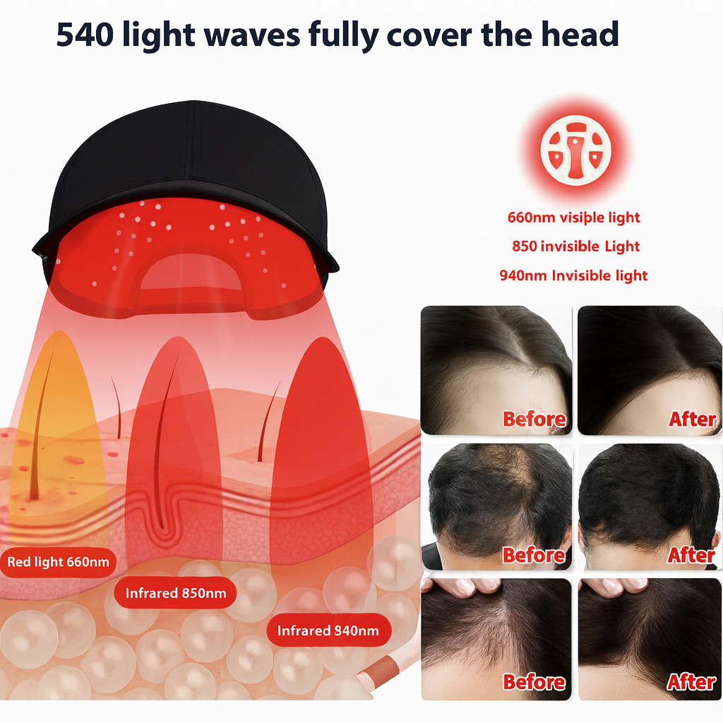 Red Light Therapy Hair Care Cap